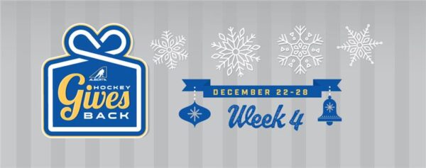 Hockey Gives Back – Week 4 Community Highlights
